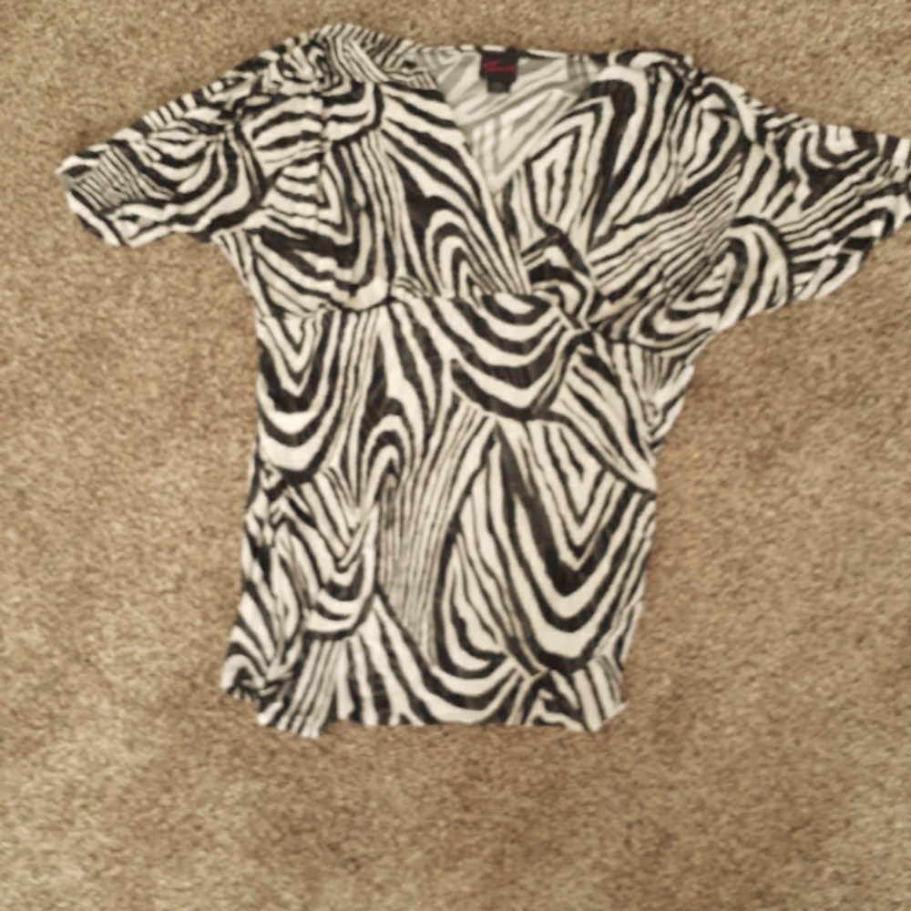 Torrid shirt zebra print